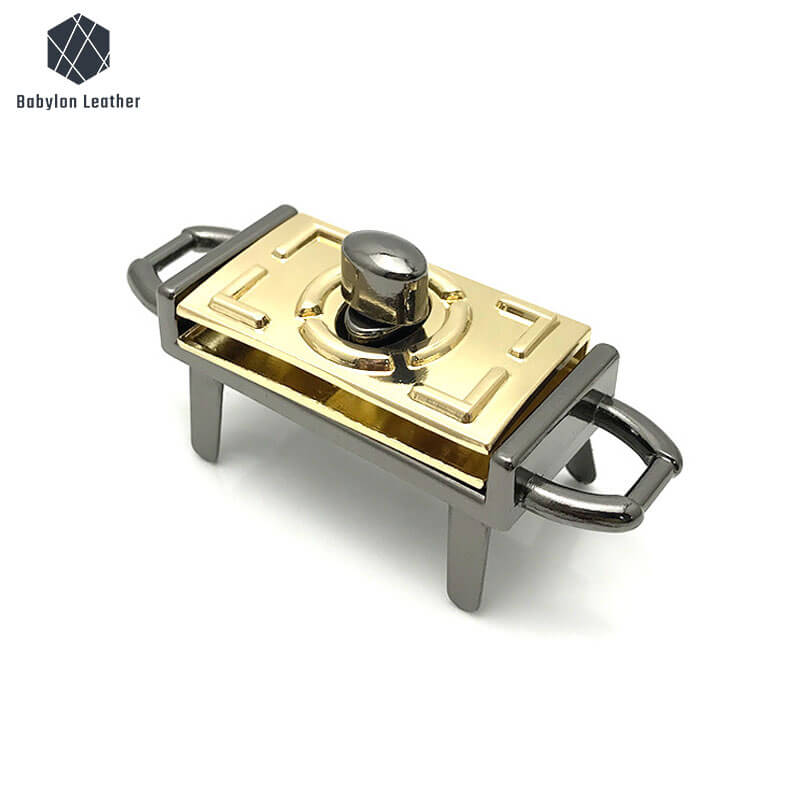 Two Tone Bag Fashion Decorative Twist Lock（1 PACK） - Babylon LeatherBabylon LeatherTL-085