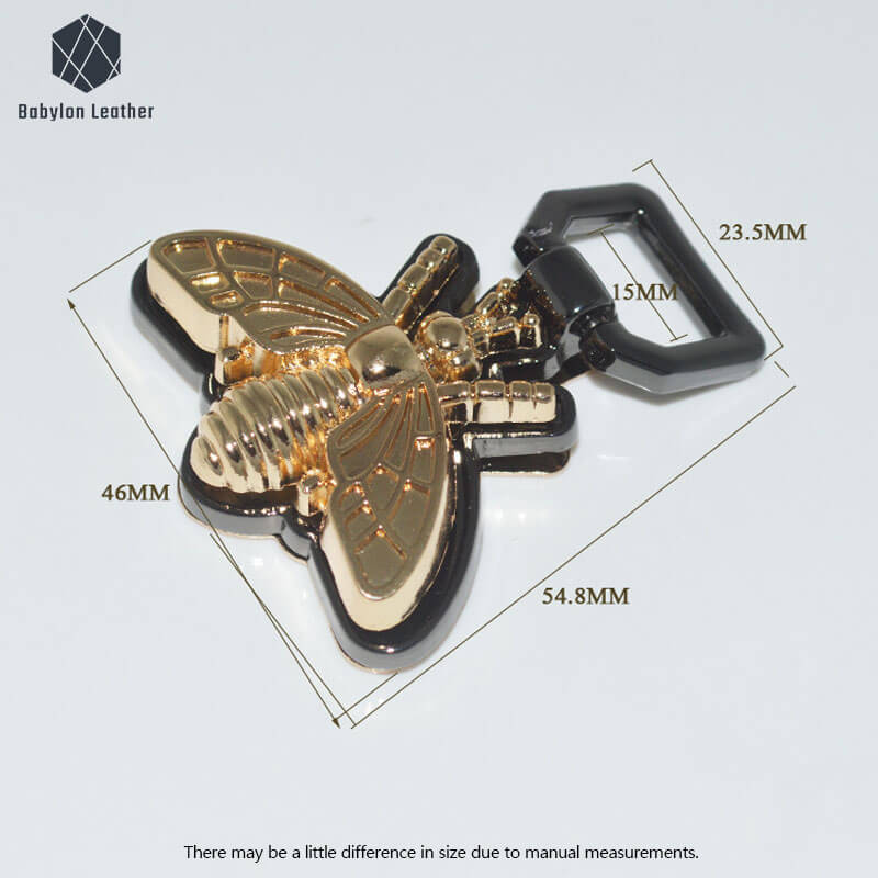 Two Tone Bee Creative Connector Strap Buckle（2 PACK） - Babylon LeatherBabylon LeatherCSB-096