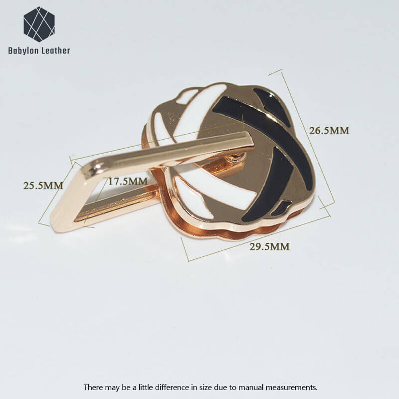Two Tone Drop Glue Creative Connector Strap Buckle（2 PACK） - Babylon LeatherBabylon LeatherCSB-097