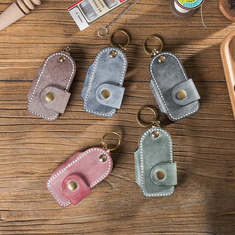 BABYLON™ Car Key Case Leather DIY Kit Smart - Babylon LeatherBabylon LeatherLZ30-Black-Fog Wax Leather
