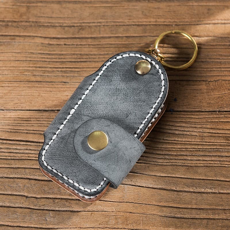 BABYLON™ Car Key Case Leather DIY Kit Smart - Babylon LeatherBabylon LeatherLZ30-Black-Fog Wax Leather