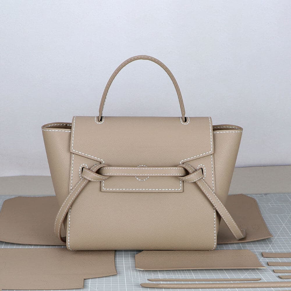 BABYLON™ Birkin Tote Bag DIY Leather Handbag Kit - CARAMEL / M