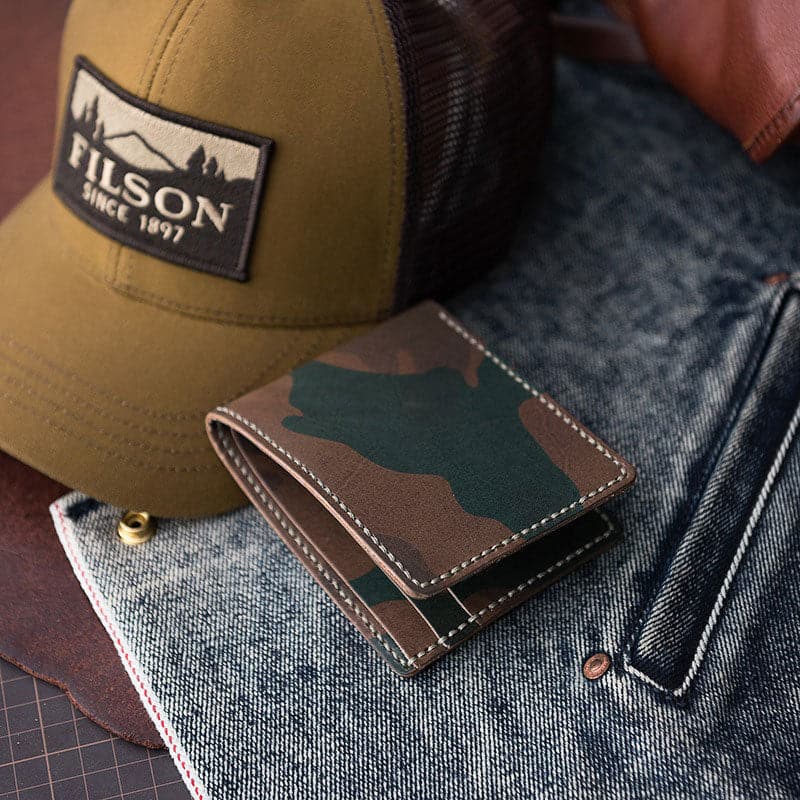BABYLON™ DIY Wallet for Him Leather Mens Wallet - Babylon LeatherBabylon LeatherLZ03-Yellow - Fog Wax Leather-Card Slot