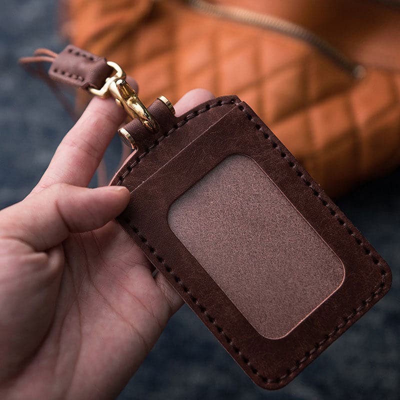 BABYLON™ Leather Work Card Holder DIY Kit - Babylon LeatherBabylon LeatherLZ23-Frosted Coffee