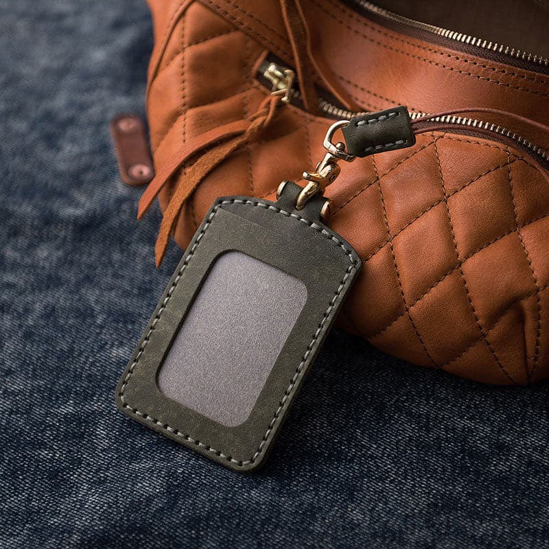 BABYLON™ Leather Work Card Holder DIY Kit - Babylon LeatherBabylon LeatherLZ23-Frosted Green