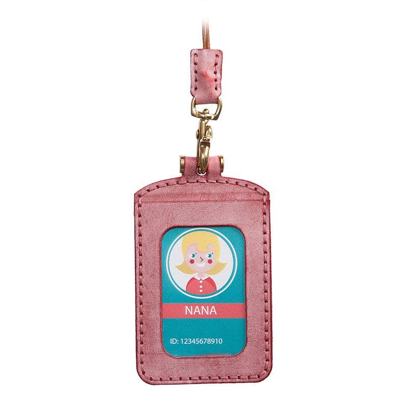BABYLON™ Leather Work Card Holder DIY Kit - Babylon LeatherBabylon LeatherLZ23-Pink