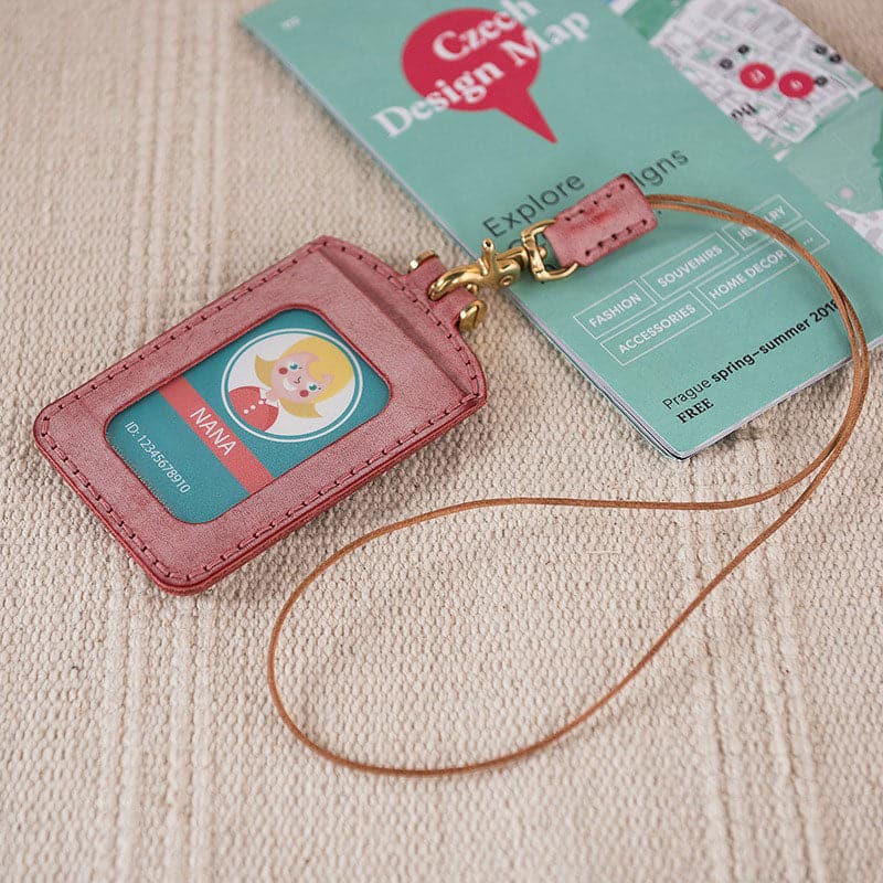 BABYLON™ Leather Work Card Holder DIY Kit - Babylon LeatherBabylon LeatherLZ23-Pink