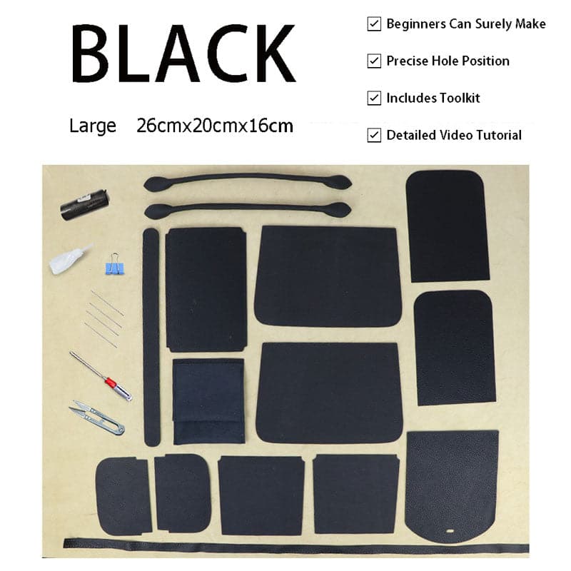 Mini Square Bag DIY Leathercraft Making Kit – Babylon Leather