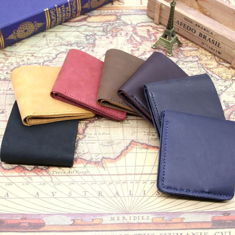 BABYLON™ Mens Wallet Kit DIY Crazy Horse Leather Father's Day Gift - Babylon LeatherBabylon LeatherYYX-Black-01