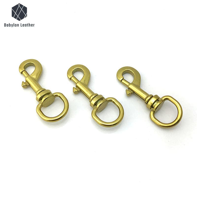 Bag Accessories Dog Clip Snap Hook Keychain 15mm/0.59"（2 PACK） - Babylon LeatherBabylon LeatherKC-002