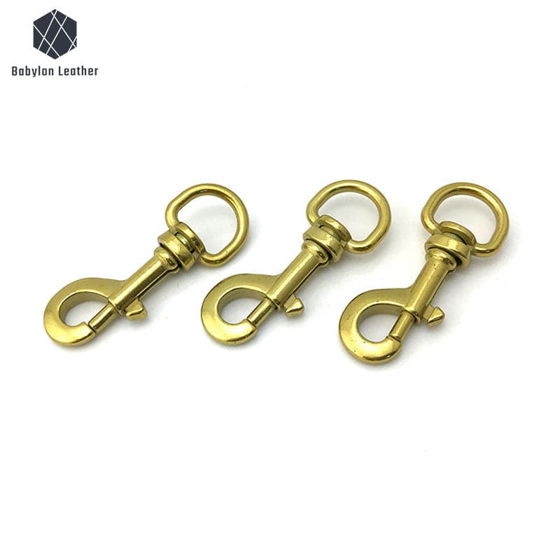 Bag Accessories Dog Clip Snap Hook Keychain 15mm/0.59"（2 PACK） - Babylon LeatherBabylon LeatherKC-002