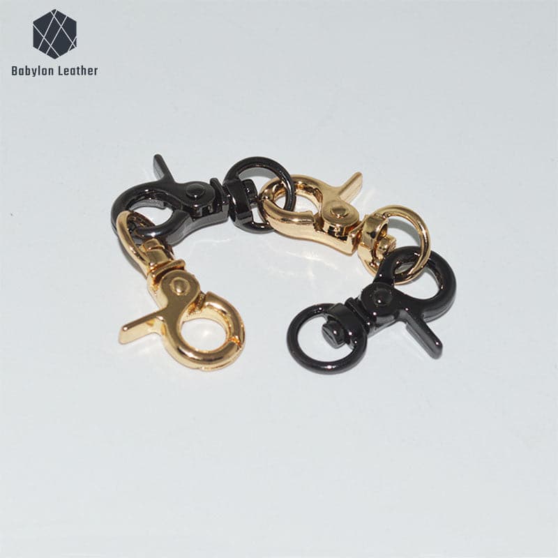 Bag Accessories Swivel Lobster Snap Hook Keychain 10mm/0.39"（2 PACK） - Babylon LeatherBabylon LeatherKC-001