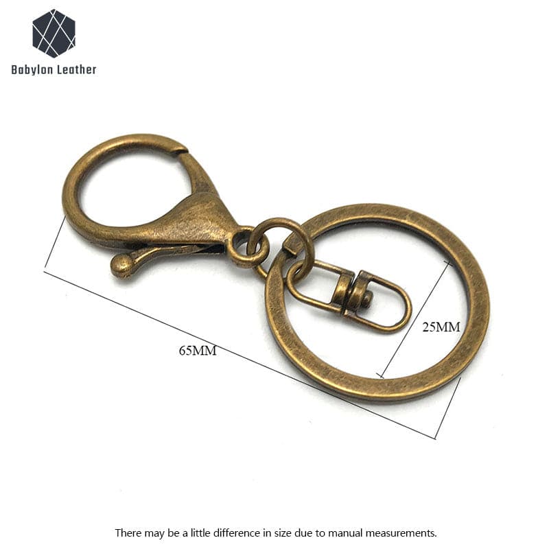 Bag Accessories Swivel Lobster Snap Hook Keychain 25mm/1"（2 PACK） - Babylon LeatherBabylon LeatherKC-003