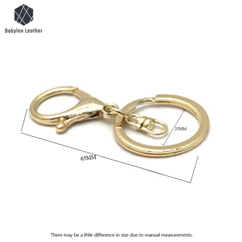 Bag Accessories Swivel Lobster Snap Hook Keychain 25mm/1"（2 PACK） - Babylon LeatherBabylon LeatherKC-003