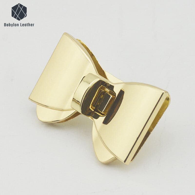 Bow Knot Turn Lock Purse Lock Bag Hardware Twist Lock - Babylon LeatherBabylon LeatherTL-015