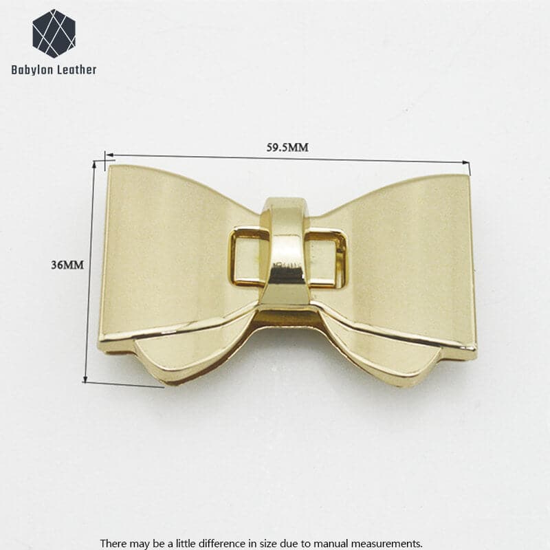 Bow Knot Turn Lock Purse Lock Bag Hardware Twist Lock - Babylon LeatherBabylon LeatherTL-015