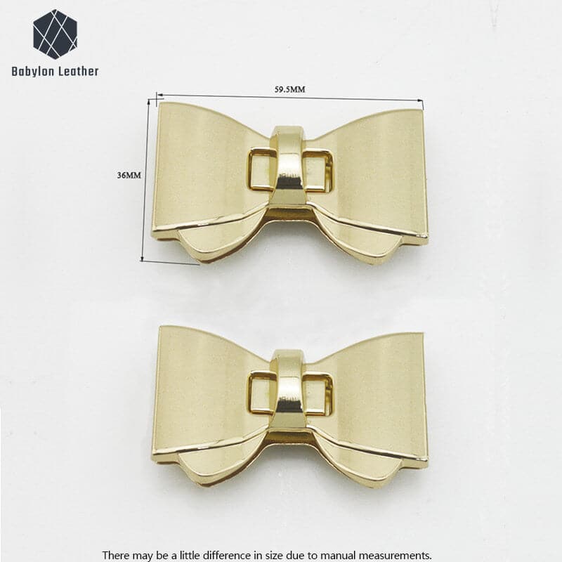 Bow Knot Turn Lock Purse Lock Bag Hardware Twist Lock - Babylon LeatherBabylon LeatherTL-015