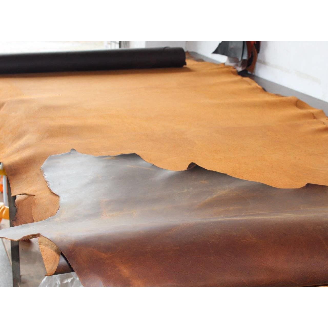 Crazy Horse Leather Thick Genuine Cowhide Leather For Leathercraft ™ - Babylon LeatherBabylon Leather