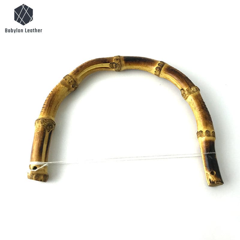 Genuine Bamboo Half Round Handle 140mm/5.5"（1 PACK） - Babylon LeatherBabylon LeatherBH-006