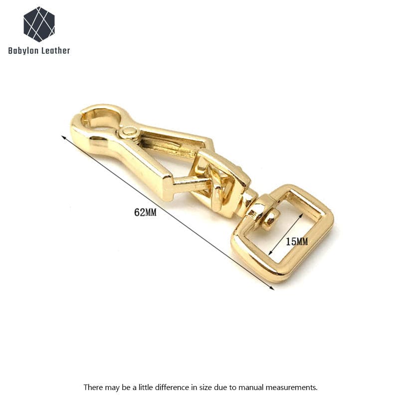 Hook Clasp Swivel Lobster Snap Hook 15mm/0.6"（2 PACK） - Babylon LeatherBabylon LeatherLSH-032