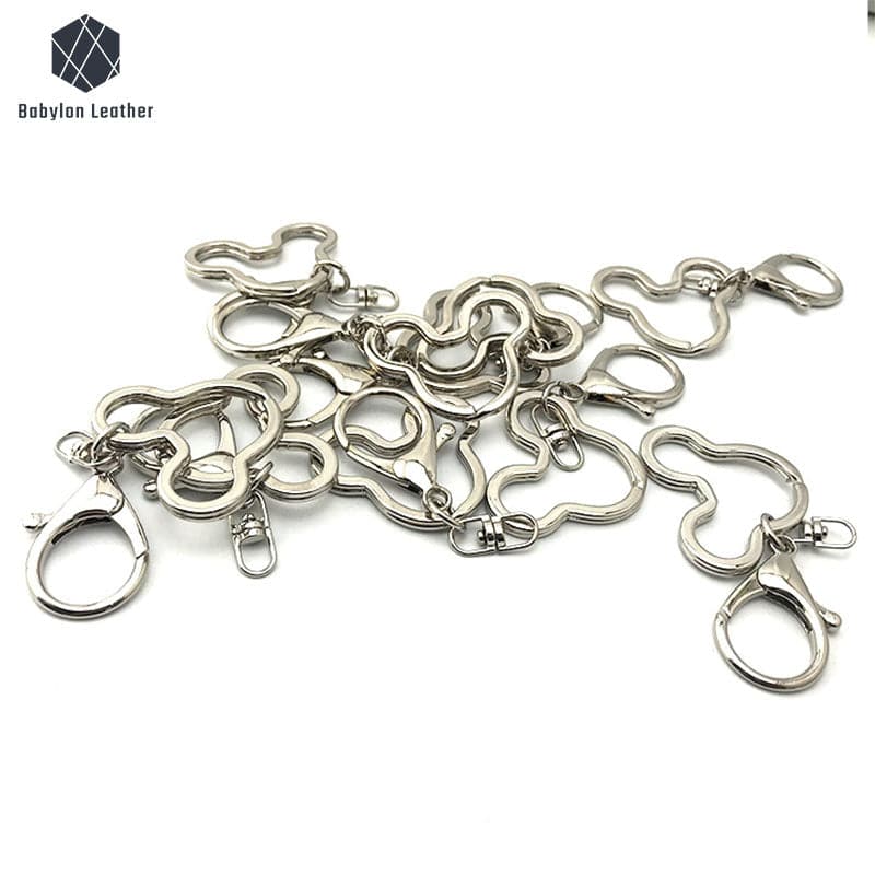 Mickey Head Lobster Snap Hook Keychain 40mm/1.6"（2 PACK） - Babylon LeatherBabylon LeatherSKC-006