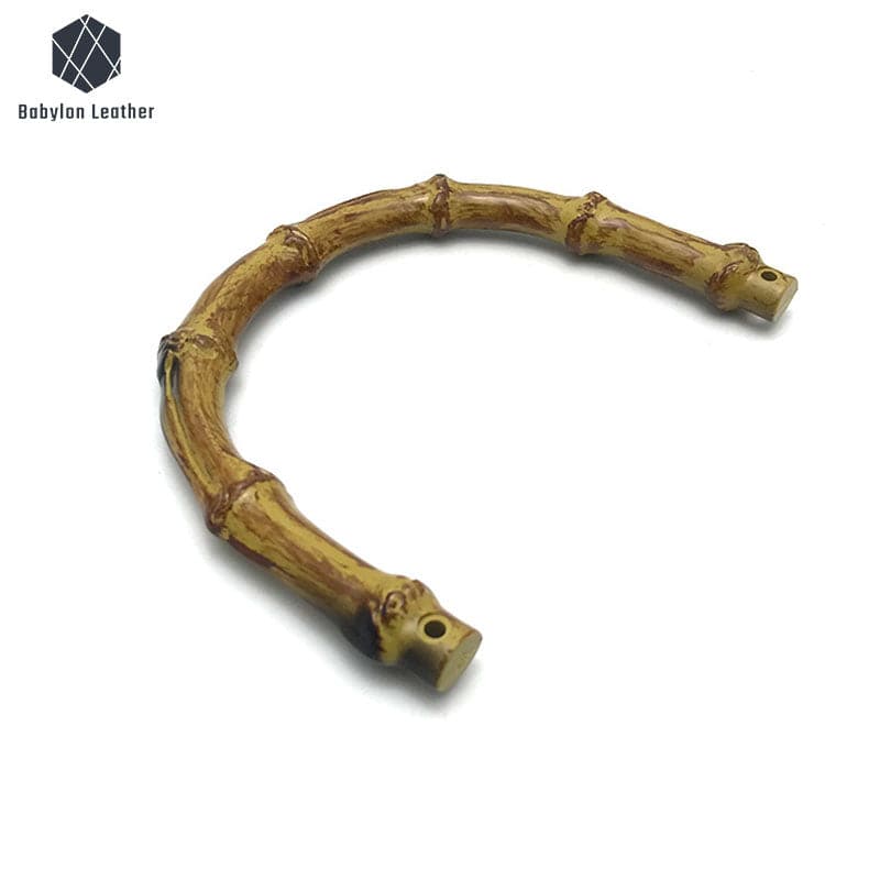 Plastic Imitation Bamboo Half Round Handle 128*100mm/5