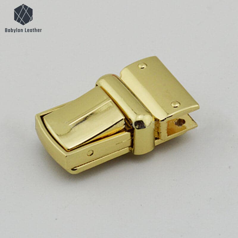 Snap Lock Fashion Handbag Lock Square Press Thumb Lock - Babylon LeatherBabylon LeatherSPTL-013