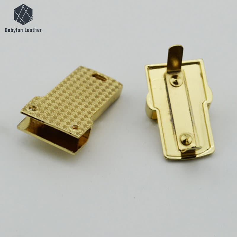 Snap Lock Fashion Handbag Lock Square Press Thumb Lock - Babylon LeatherBabylon LeatherSPTL-013