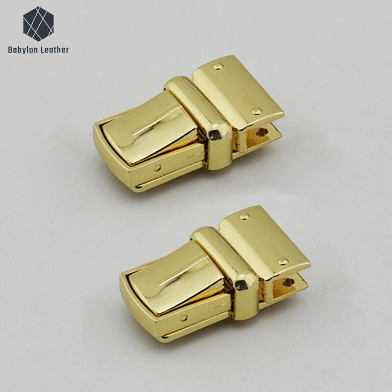 Snap Lock Fashion Handbag Lock Square Press Thumb Lock - Babylon LeatherBabylon LeatherSPTL-013