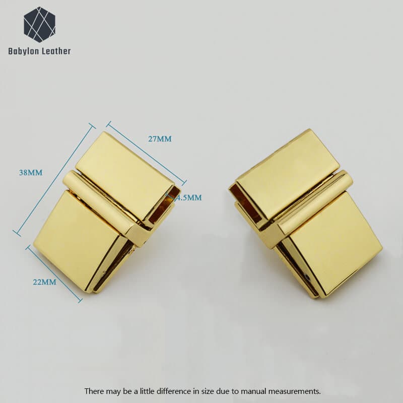 Square Catch Lock Fashion Handbag Lock Press Thumb Lock - Babylon LeatherBabylon LeatherSPTL-014