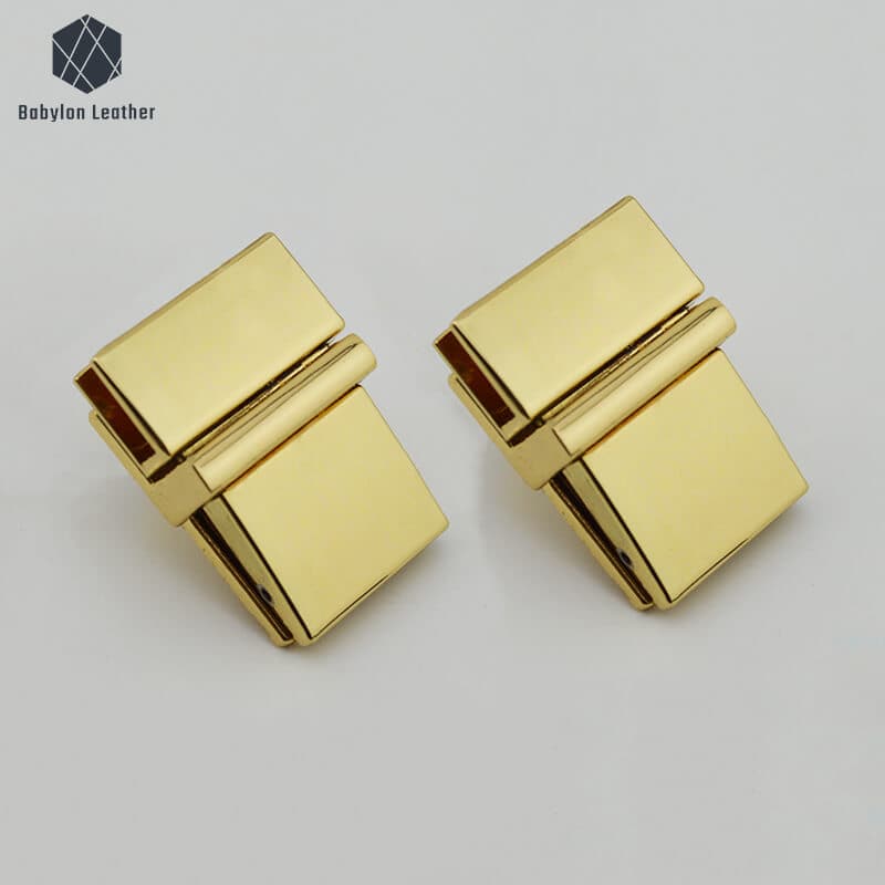 Square Catch Lock Fashion Handbag Lock Press Thumb Lock - Babylon LeatherBabylon LeatherSPTL-014