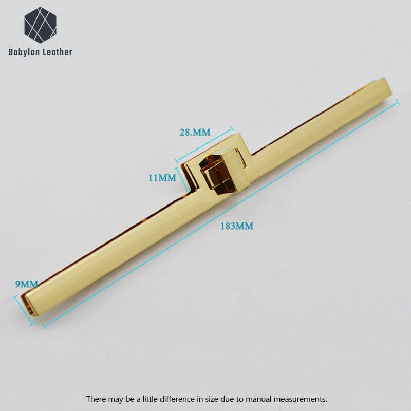 Strip Shape Turn Lock Bag Fashion Hardware Twist Lock - Babylon LeatherBabylon LeatherTL-006