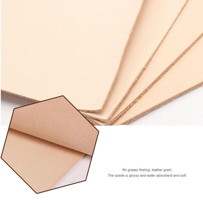 Vegetable Tanned Leather Precut Genuine Leather Natural Veg Tan Cowhide ™ - Babylon LeatherBabylon Leather
