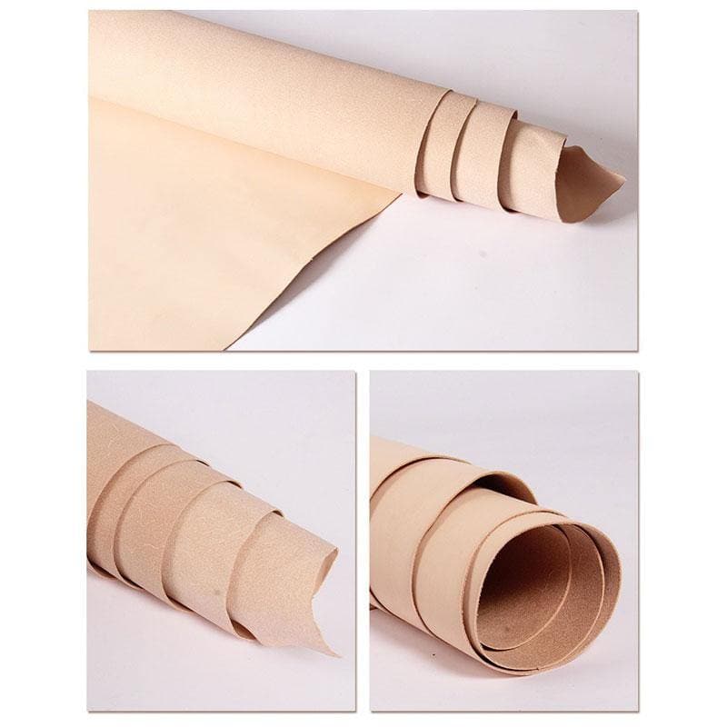 Vegetable Tanned Leather Precut Genuine Leather Natural Veg Tan Cowhide ™ - Babylon LeatherBabylon Leather