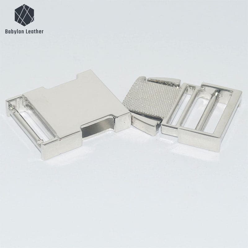 Zinc Alloy Elastic Adjustment Safety Buckle Schoolbag Buckle 53.5*28mm/2.1"*1.1"（2 PACK） - Babylon LeatherBabylon LeatherSBB-001