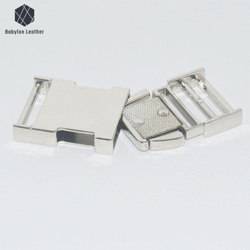 Zinc Alloy Elastic Adjustment Safety Buckle Schoolbag Buckle 53.5*28mm/2.1"*1.1"（2 PACK） - Babylon LeatherBabylon LeatherSBB-001
